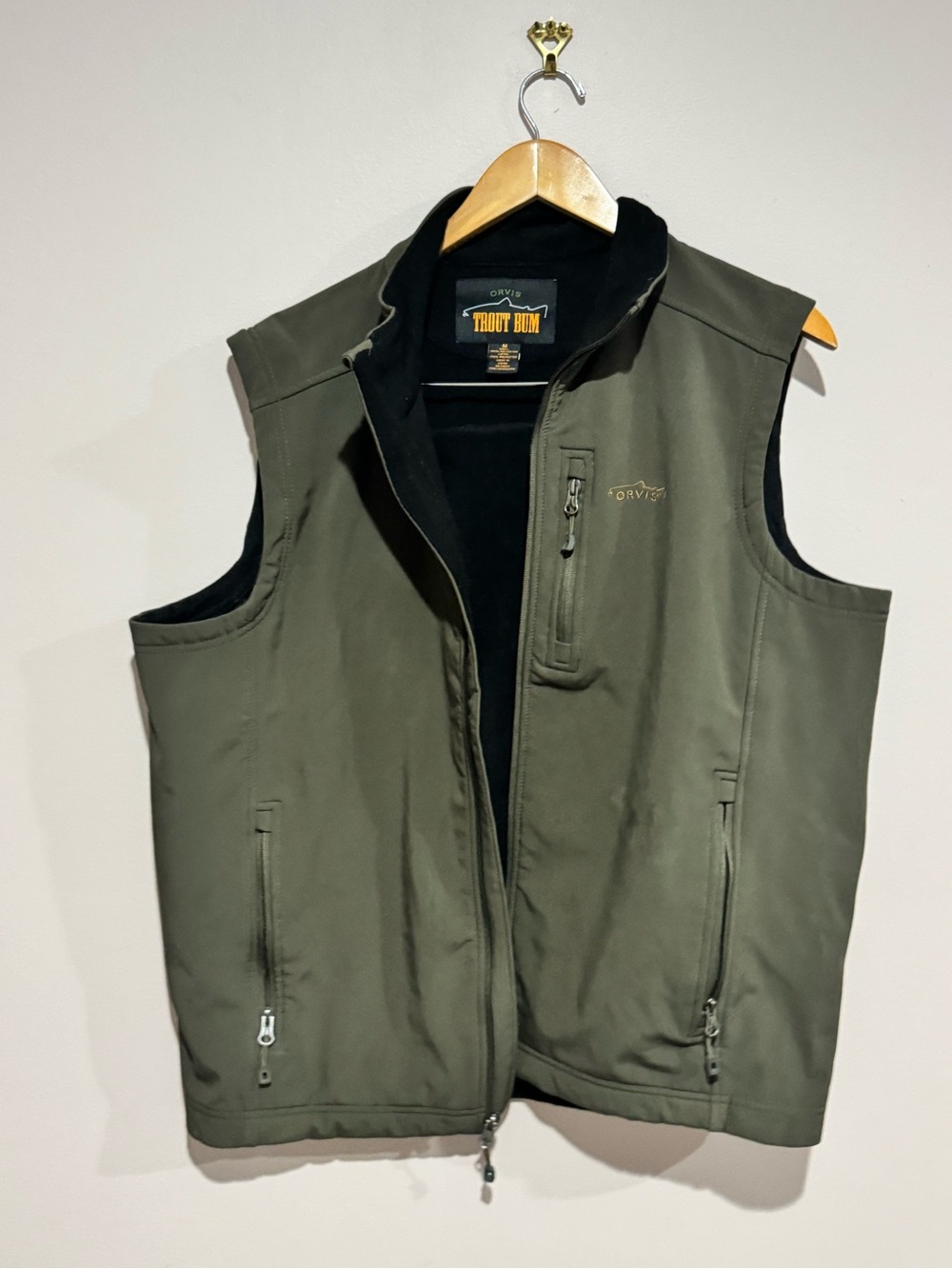 Orvis Army Green Trout Bum Vest Medium